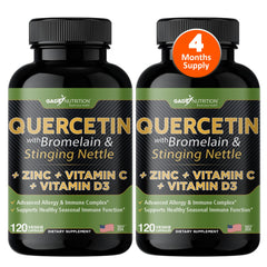 GADE Nutrition Quercetin 500mg bottle front view highlighting immune support