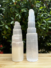 GAF Treasures artisan handmade selenite piece with unique natural character.