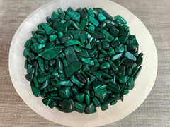 GAF TREASURES Eco-friendly Malachite Chips ideal for gardening and decor.