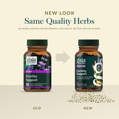 Gaia Herbs capsules with spoon ready for daily phyto-caps routine