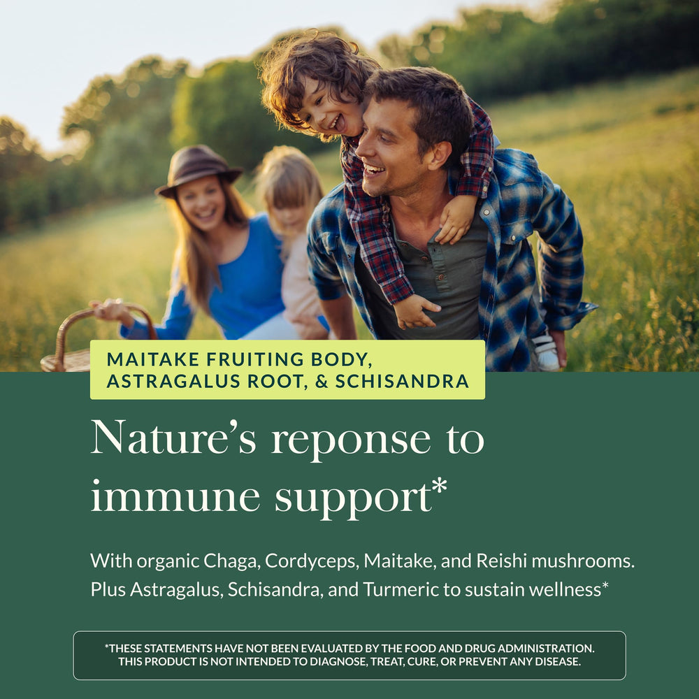 Gaia Herbs Everyday Immune turmeric detail adding warm herbal notes to your routine.