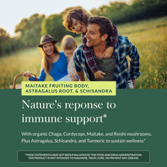 Gaia Herbs Everyday Immune turmeric detail adding warm herbal notes to your routine.
