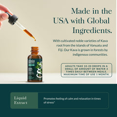Gaia Herbs Kava Root serving portion indicating convenient daily dose