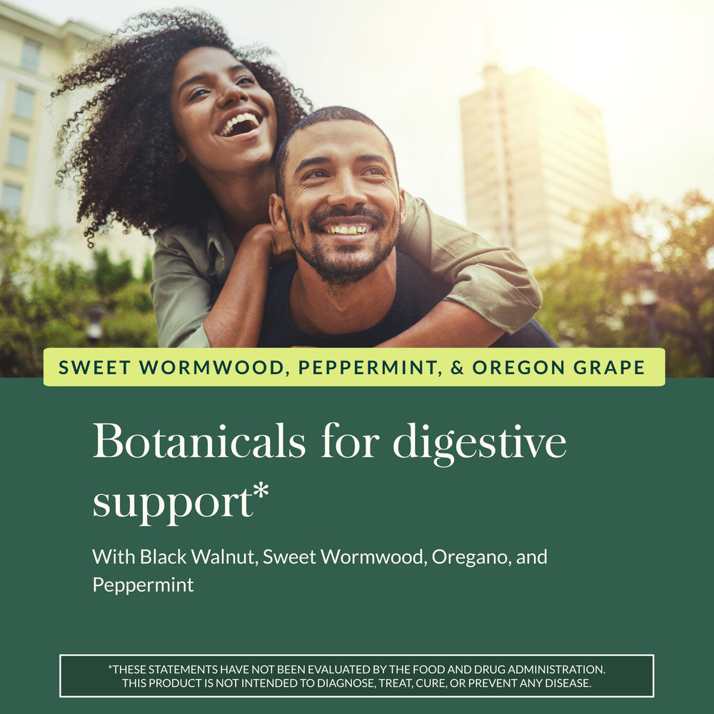 Gaia Herbs Microbiome Cleanse dispensed capsules prepared for daily digestive support.
