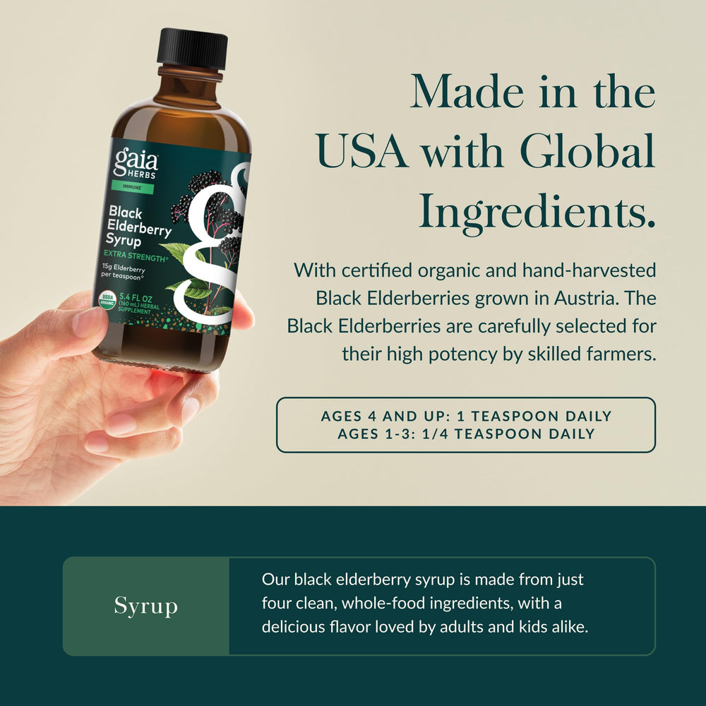 Organic co-op of 450 growers behind Gaia Herbs elderberry syrup.