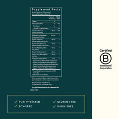 Gaia Herbs Plant Force Liquid Iron ingredient close-up with star anise