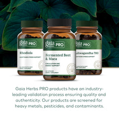 Gaia Herbs PRO quality testing process ensuring potency and purity.