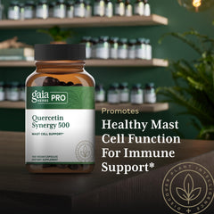 GAIA Herbs PRO Quercetin Synergy 500 recyclable packaging emphasizes sustainability