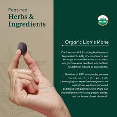 Regenerative organic farm scene with Gaia Herbs Pro ingredients.