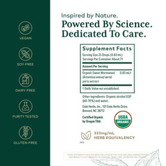 GAIA Herbs Pro Sweet Wormwood drops for convenient between-meal use.