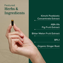 GAIA Herbs PRO Tri-Glycemic postbiotic-bpl1 image showing science-backed metabolism support.