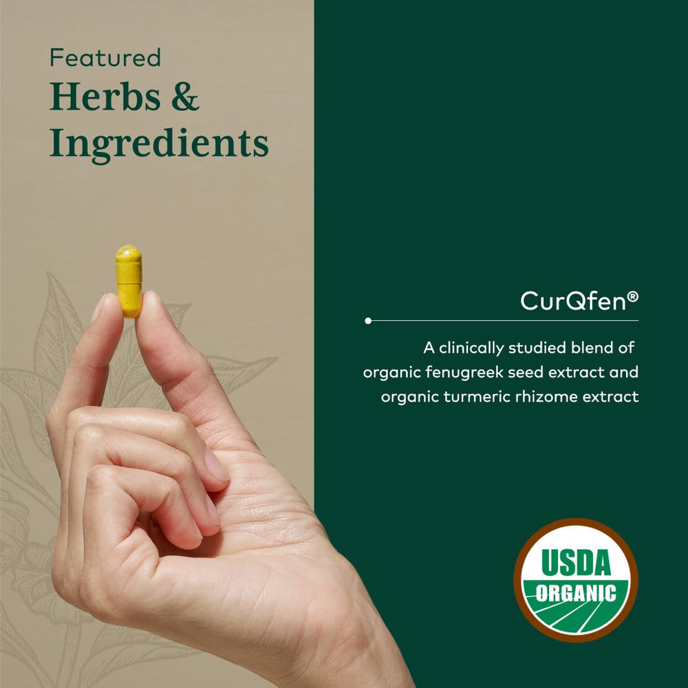 GAIA Herbs PRO USDA Organic certification label showing ingredient purity.