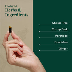 Ginger root extract detail in Gaia Herbs PRO Vitex highlighting premium health support.
