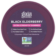 Gaia Herbs USDA Organic Elderberry label signals trusted sourcing for daily routines
