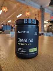 Gainful Creatine Powder measuring scoop; precise 5g serving for intensity sessions