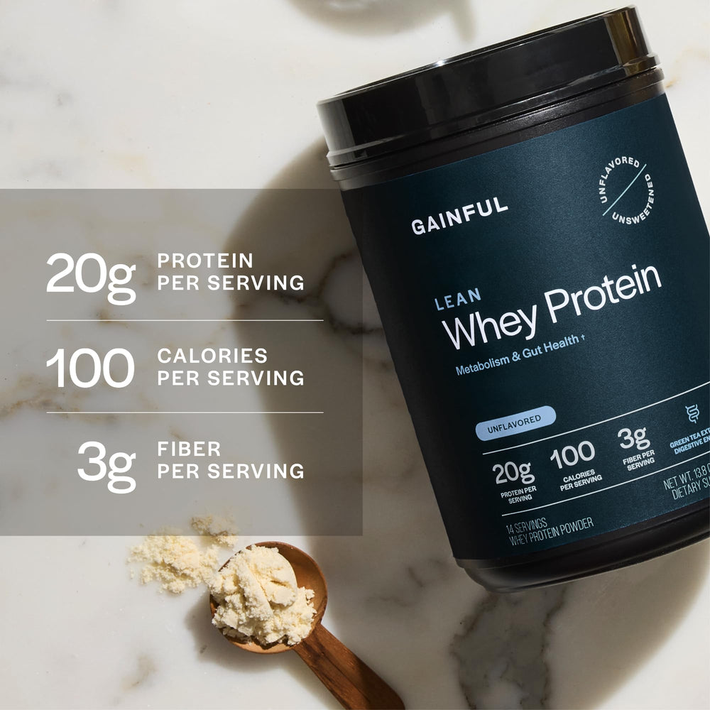 Gainful Lean Whey Protein smoothie bowl ready for a protein-rich meal