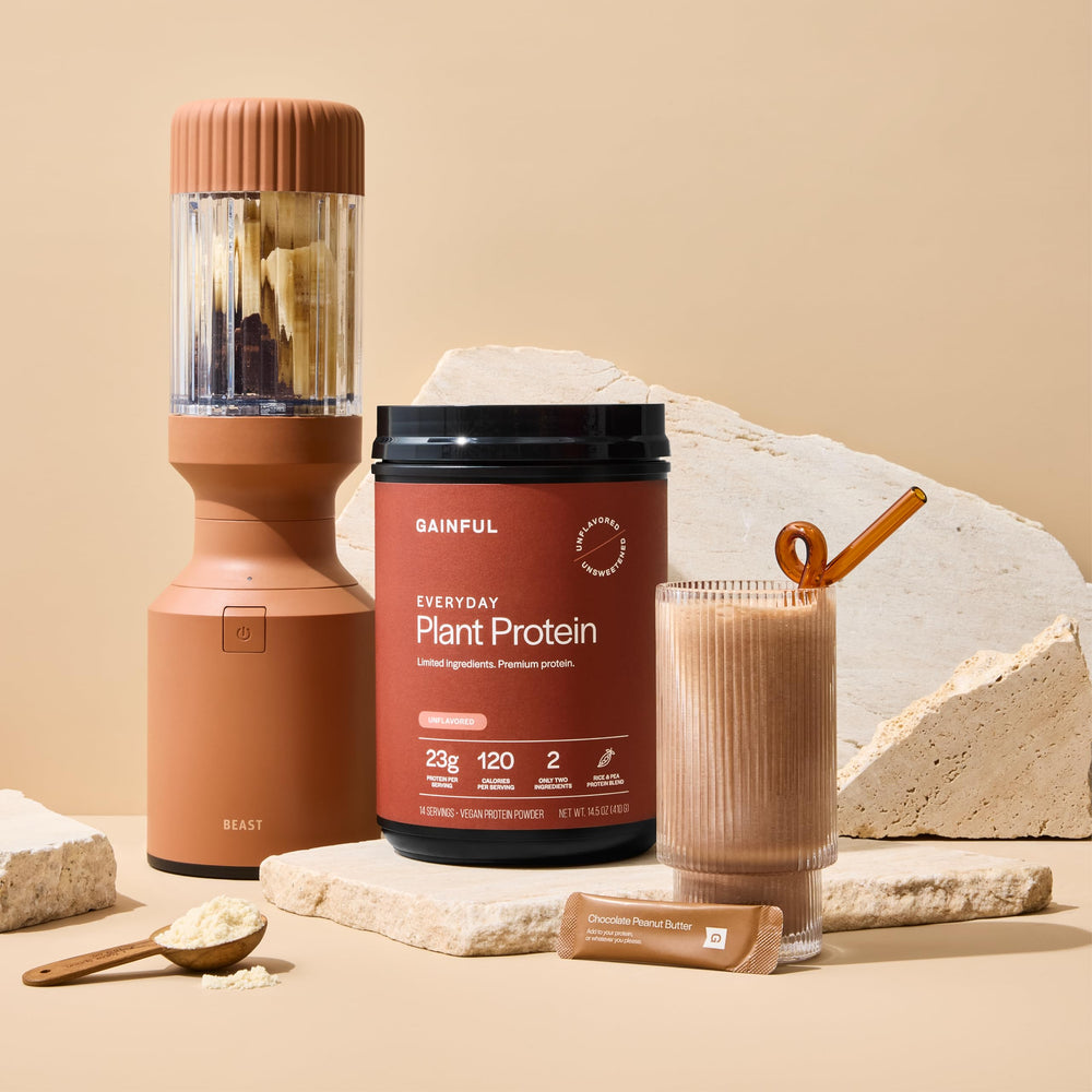Gainful Protein Shaker ready to mix a quick post-workout boost