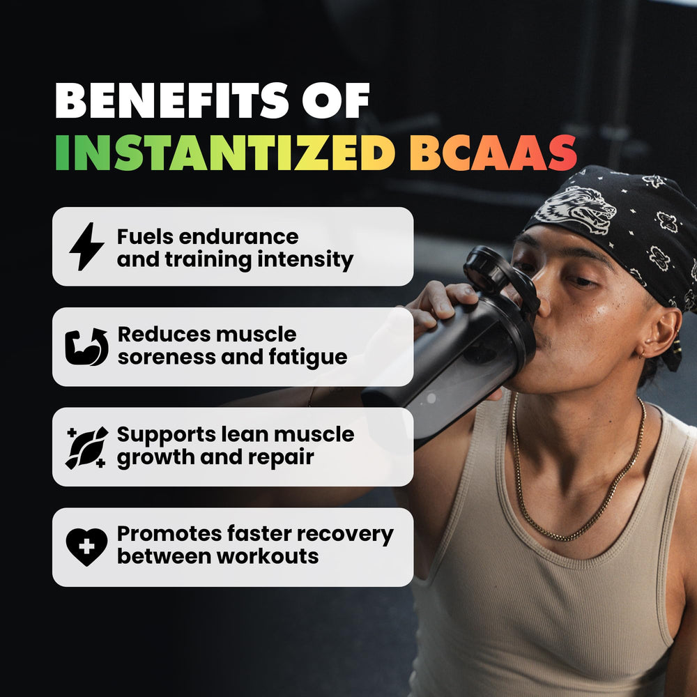 Gains in Bulk BCAAs plant-based sourcing highlights vegan ingredients for workouts
