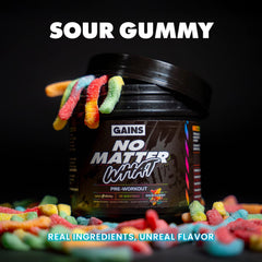 GAINS IN BULK No Matter What travel pack ready for road workouts.