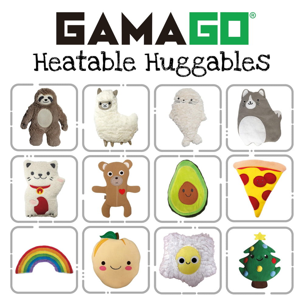 GAMAGO eco-friendly wheat-filled heat pad with lavender aroma.