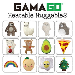 GAMAGO eco-friendly wheat-filled heat pad with lavender aroma.