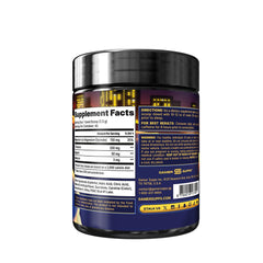 Gamer Supps AFK+ Blueberry Lemon Cake serving spoon demonstrates convenient daily serving.