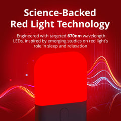 Gamma Revive plug-in night light ready for bedside use to reduce blue light.