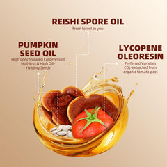 GANOHERB reishi spore oil capsule signals holistic wellness