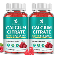 GAOLISHEN sugar-free calcium citrate bottle front view supports daily bone health.