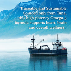 Garden of Life Dr. Formulated Advanced Omega Fish Oil lemon softgels, smooth-tasting, no fishy aftertaste.