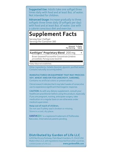 Garden of Life fucoThin serving suggestion for daily use with meals.