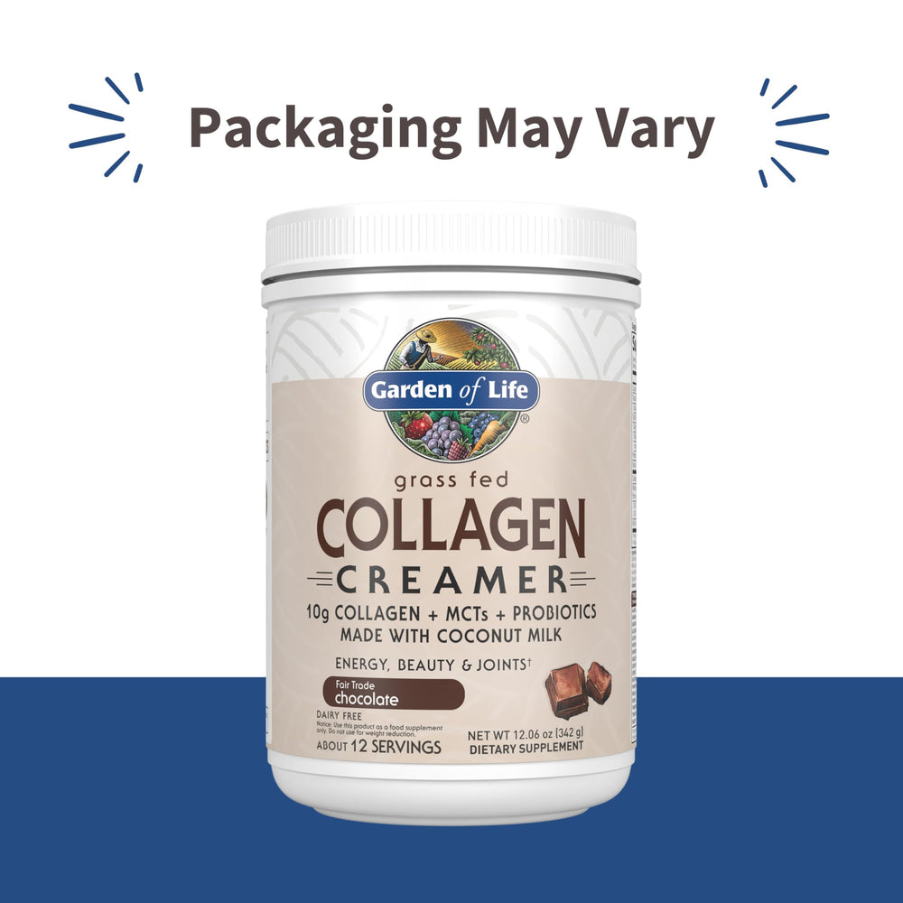 Dissolving collagen creamer powder in hot coffee by Garden of Life