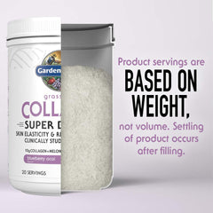 NSF gluten-free certification and non-GMO verification for Garden of Life collagen powder