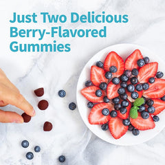 Garden of Life Herbals Stress Relief Gummies vegan and gluten-free badge