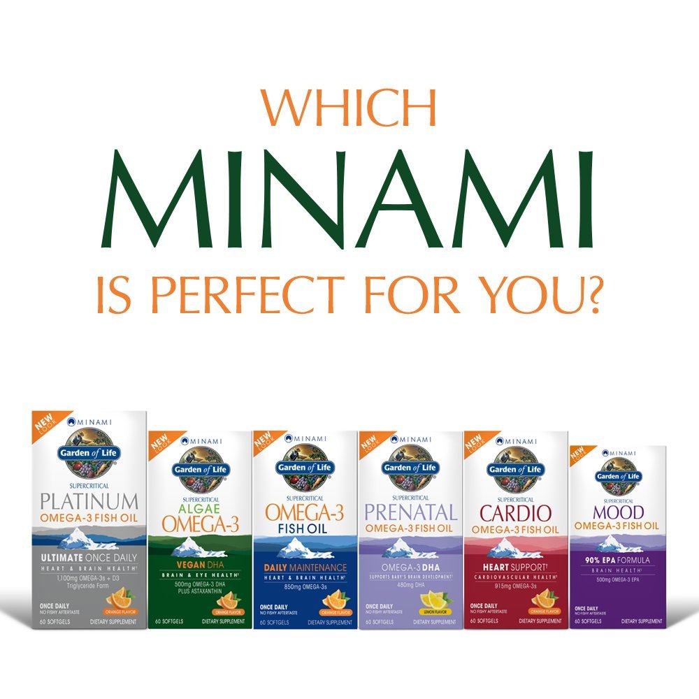 Garden of Life Minami Omega-3 with astaxanthin illustrating antioxidant support