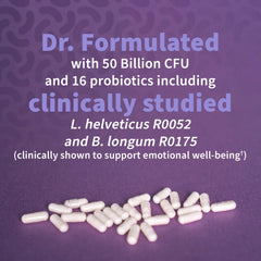 Label highlights 50B CFU and 16 probiotic strains