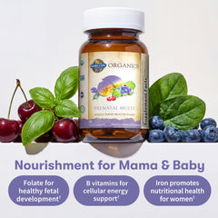 Garden of Life Organics Prenatal Multi clean tablet technology visual