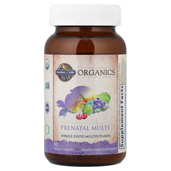 Garden of Life Organics Prenatal Multi vegan D3 from lichen displayed
