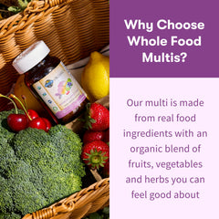 Garden of Life Organics Women's Multivitamin angle shot showing convenient daily use
