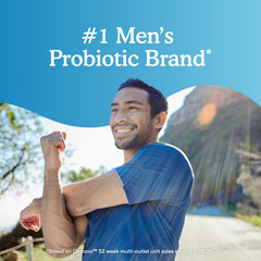 Garden of Life ProstatePlus label closeup highlighting 50B CFU and 15 probiotics.