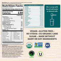 Garden of Life Raw Organic Protein & Greens green vegetable blend powers daily nutrition.