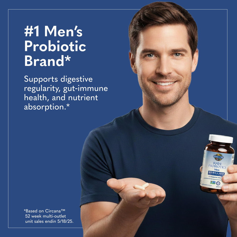 Product shown during workout, suggesting immune and digestive support.