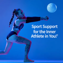 Garden of Life Sport Probiotics prebiotic fiber graphic illustrating 110 mg.