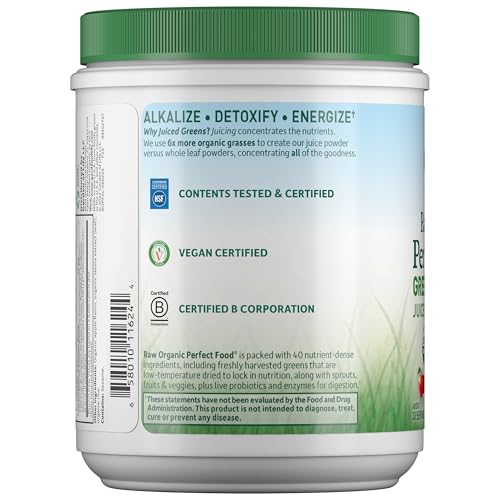 Garden of Life vibrant greens ingredients close-up for nutrient-rich routine