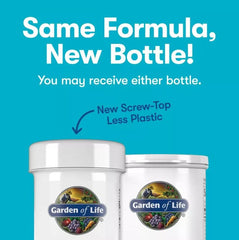 Garden of Life Women's Daily Care Probiotics front panel showing vegetarian-friendly formulation