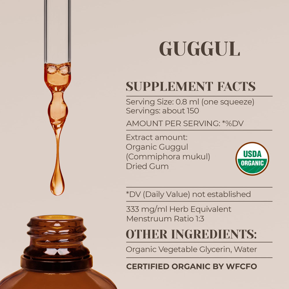 Garden Organics Guggul ingredients highlight pure GMO-free herbs