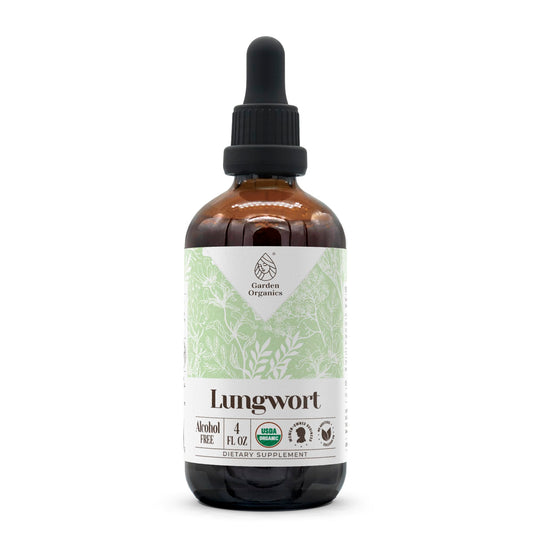Garden Organics Lungwort extract bottle for daily wellness ritual