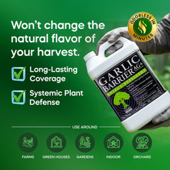 Garlic Barrier 2002 AG+ contents visual demonstrates ready-to-mix solution