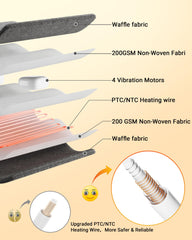 GarveeHome eight massage combinations for customizable heat and vibration