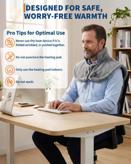 GarveeHome wearable full-coverage pad stays in place with adjustable straps.